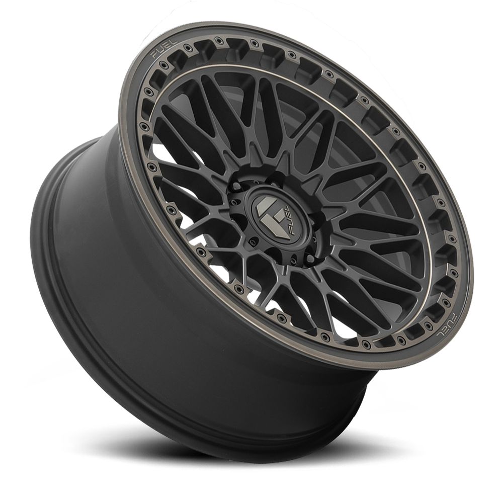 Aluminum Wheels 20X9 Trigger D759 5 On 127 Matte Black/Dark Tint 71.5 Bore 1 Offset Fuel Off Road Wheels