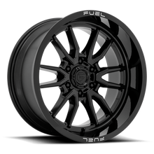 Load image into Gallery viewer, Aluminum Wheels 18X9 Clash 6 D760 6 On 139.7 Gloss Black 106.1 Bore -12 Offset Multi Spoke Fuel Off Road Wheels
