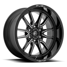 Load image into Gallery viewer, Aluminum Wheels 20X10 Clash 6 D761 8 On 170 Gloss Black Milled 125.1 Bore -18 Offset Multi Spoke Fuel Off Road Wheels