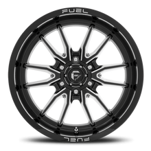 Load image into Gallery viewer, Aluminum Wheels 20X10 Clash 6 D761 8 On 170 Gloss Black Milled 125.1 Bore -18 Offset Multi Spoke Fuel Off Road Wheels