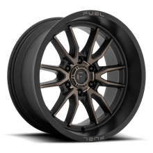 Load image into Gallery viewer, Aluminum Wheels 20X10 Clash 6 D762 6 On 139.7 Matte Black Double Dark Tint 106.1 Bore -18 Offset Multi Spoke Fuel Off Road Wheels
