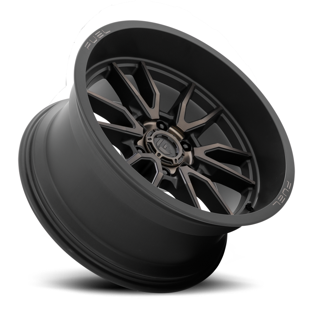 Aluminum Wheels 20X9 Clash 6 D762 8 On 180 Matte Black Double Dark Tint 124.2 Bore 1 Offset Multi Spoke Fuel Off Road Wheels