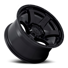 Load image into Gallery viewer, Aluminum Wheels 20X9 Rush D766 6 On 135 Satin Black 87.1 Bore 1 Offset Fuel Off Road Wheels