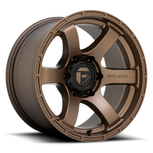 Load image into Gallery viewer, Aluminum Wheels 18X9 Rush D768 6 On 135 Matte Bronze 87.1 Bore 20 Offset Fuel Off Road Wheels