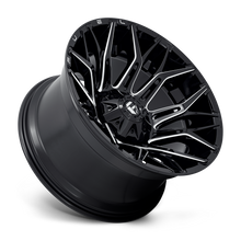 Load image into Gallery viewer, Aluminum Wheels 22X10 Twitch D769 5 On 114.3/5 On 127 Gloss Black/Milled 78 Bore -18 Offset Fuel Off Road Wheels