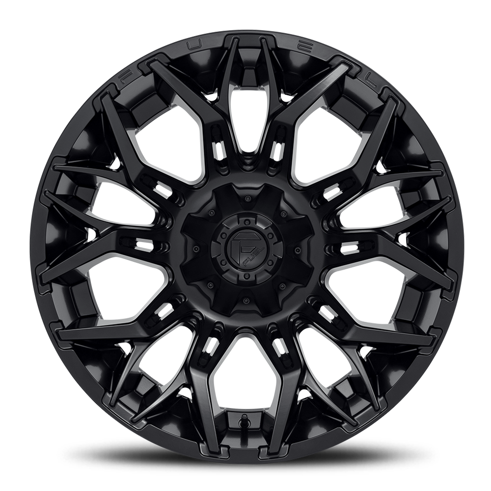 Aluminum Wheels 20X9 Twitch D772 8 On 165.1 Blackout 125.2 Bore 1 Offset Fuel Off Road Wheels