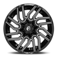 Load image into Gallery viewer, Aluminum Wheels 22X10 Typhoon D773 8 On 180 Gloss Black Milled 124.3 Bore -18 Offset Fuel Off Road Wheels