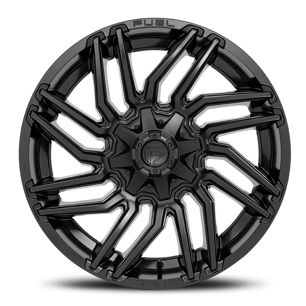 Aluminum Wheels 22X12 Typhoon D775 6 On 135/6 On 139.7 Matte Black 106.1 Bore -44 Offset Fuel Off Road Wheels