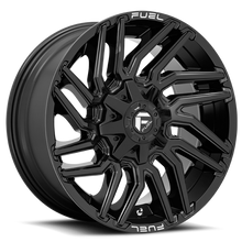 Load image into Gallery viewer, Aluminum Wheels 22X10 Typhoon D776 5 On 139.7/5 On 150 Gloss Black 110.2 Bore -18 Offset Fuel Off Road Wheels