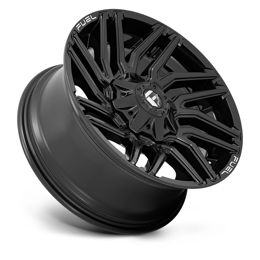 Aluminum Wheels 22X10 Typhoon D776 5 On 139.7/5 On 150 Gloss Black 110.2 Bore -18 Offset Fuel Off Road Wheels