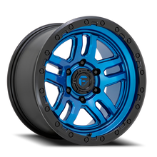 Load image into Gallery viewer, Aluminum Wheels 17X9 AMMO D790 5 On 127 Blue W/Black Lip 71.5 Bore -12 Offset Fuel Off Road Wheels
