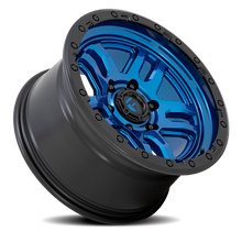 Load image into Gallery viewer, Aluminum Wheels 17X9 AMMO D790 5 On 127 Blue W/Black Lip 71.5 Bore -12 Offset Fuel Off Road Wheels