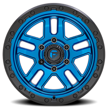 Load image into Gallery viewer, Aluminum Wheels 17X9 AMMO D790 5 On 127 Blue W/Black Lip 71.5 Bore -12 Offset Fuel Off Road Wheels