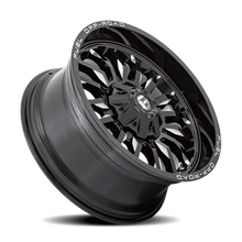 Load image into Gallery viewer, Aluminum Wheels 20X10 Arc D795 8 On 165.1 Gloss Black Milled 125.1 Bore -18 Offset Fuel Off Road Wheels