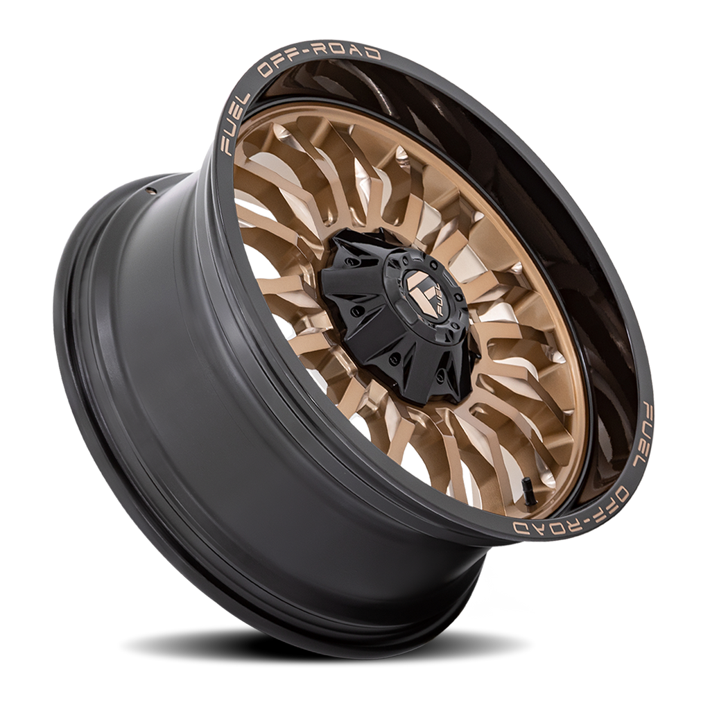Aluminum Wheels 20X10 Arc D797 5 On 127/5 On 139.7 Platinum Bronze/Black Lip 87.1 Bore -18 Offset Fuel Off Road Wheels