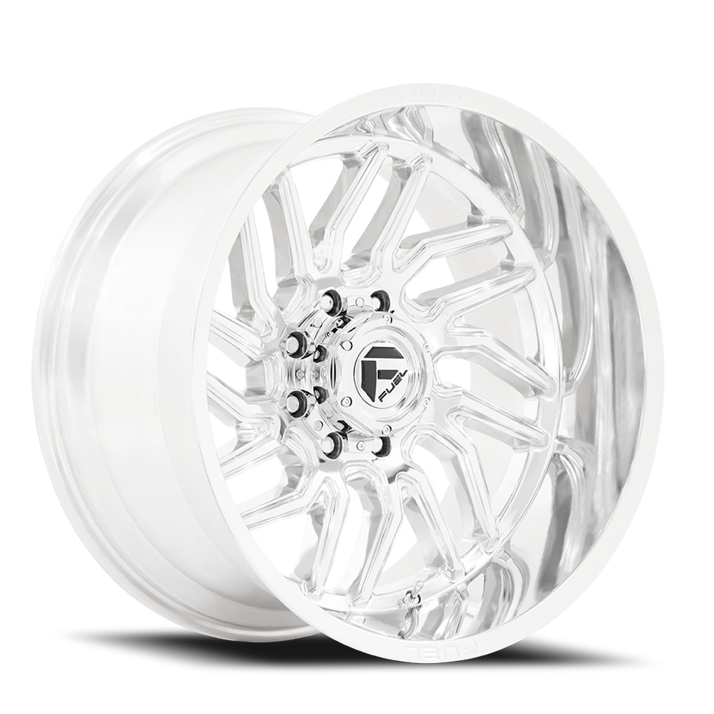 Aluminum Wheels 20X10 Hurricane D809 6 On 139.7 Polished Milled 106.1 Bore -18 Offset Fuel Off Road Wheels