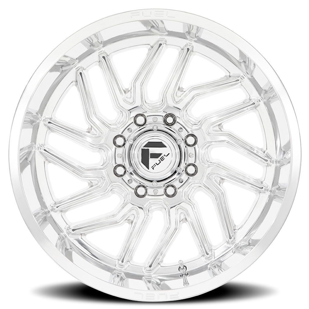Aluminum Wheels 20X9 Hurricane D809 5 On 139.7 Polished Milled 78.1 Bore 1 Offset Fuel Off Road Wheels