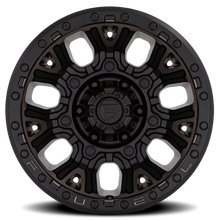 Load image into Gallery viewer, Aluminum Wheels 17X9 Traction D824 6 On 135 Matte Black Double Dark Tint 87.1 Bore 1 Offset Fuel Off Road Wheels