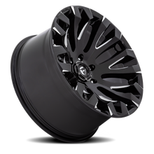 Load image into Gallery viewer, Aluminum Wheels 20X10 Quake D828 8 On 165.1 Gloss Black Milled 125.1 Bore -18 Offset Fuel Off Road Wheels