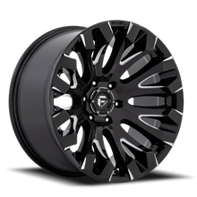 Load image into Gallery viewer, Aluminum Wheels 20X9 Quake D828 6 On 139.7 Gloss Black Milled 106.1 Bore 1 Offset Fuel Off Road Wheels