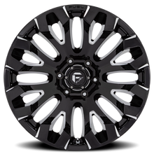 Load image into Gallery viewer, Aluminum Wheels 20X9 Quake D828 5 On 139.7 Gloss Black Milled 78.1 Bore 1 Offset Fuel Off Road Wheels