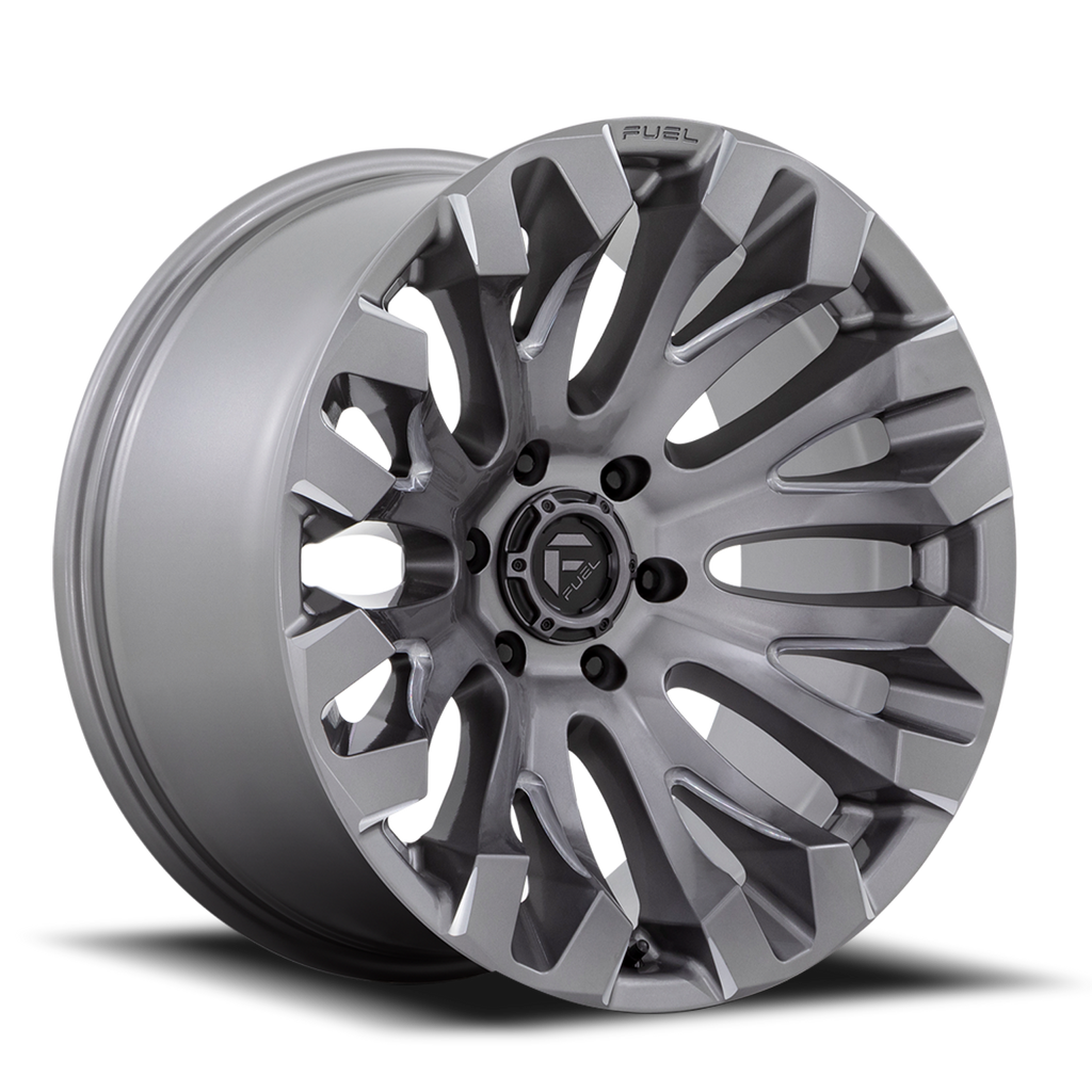 Aluminum Wheels 20X10 Quake D830 5 On 127 Platinum Gray 71.5 Bore -18 Offset Fuel Off Road Wheels