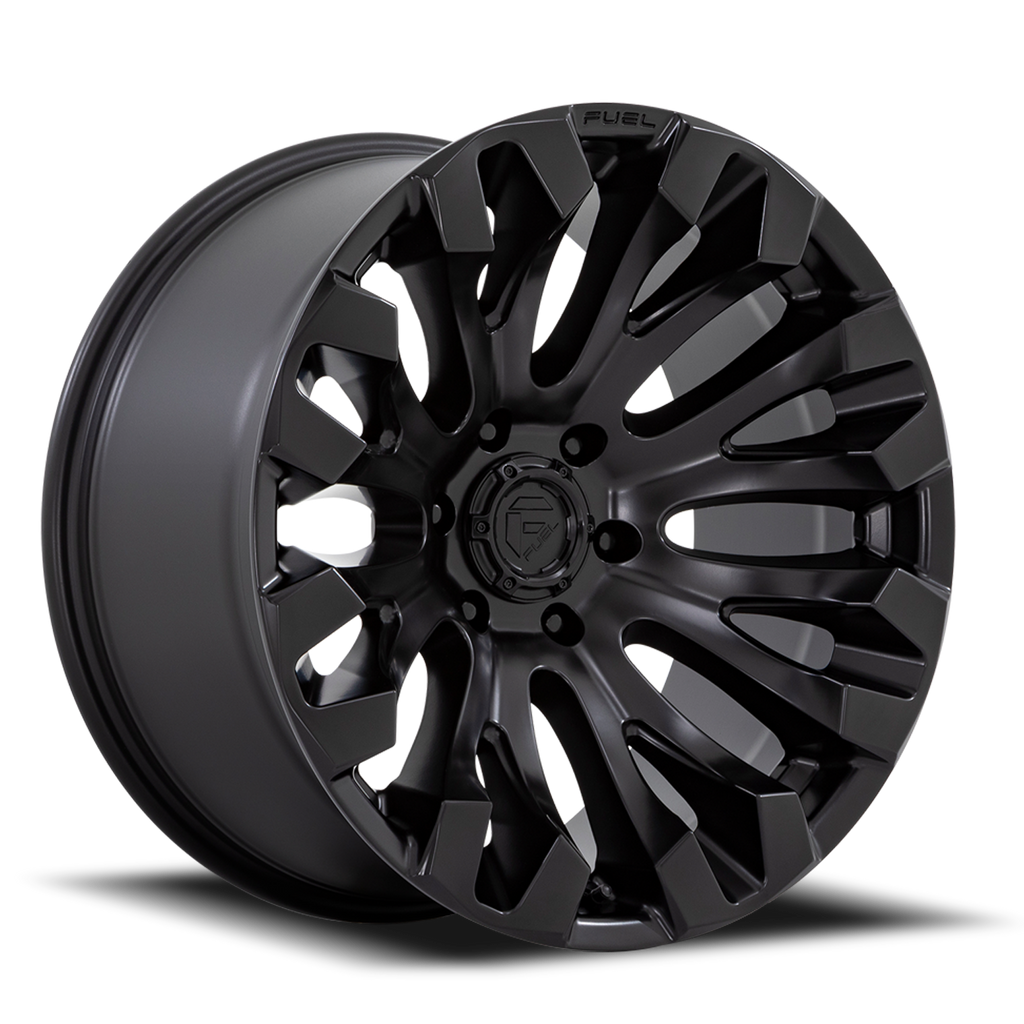 Aluminum Wheels 18X9 Quake D831 8 On 180 Blackout 124.2 Bore 1 Offset Fuel Off Road Wheels