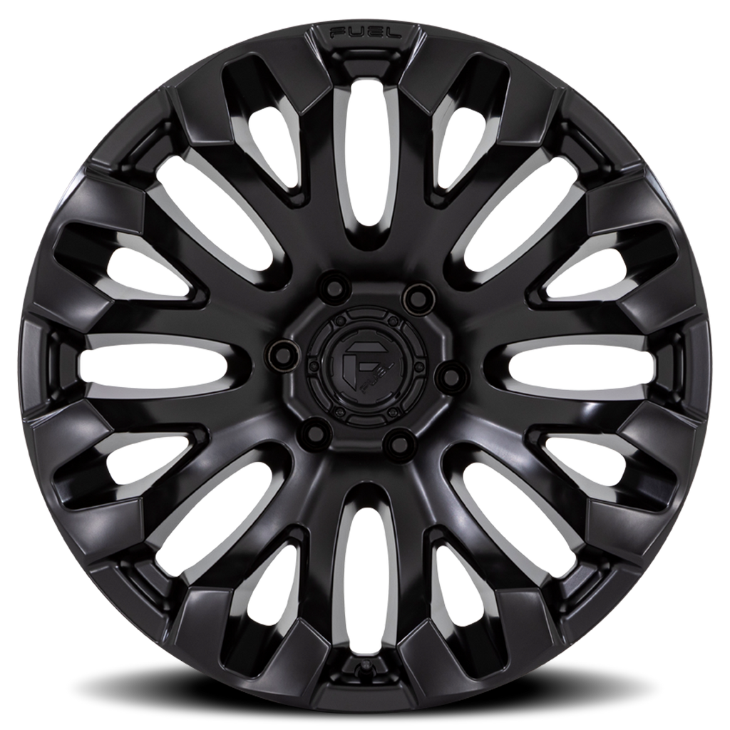 Aluminum Wheels 20X10 Quake D831 5 On 139.7 Blackout 78.1 Bore -18 Offset Fuel Off Road Wheels