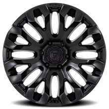 Load image into Gallery viewer, Aluminum Wheels 20X9 Quake D831 8 On 180 Blackout 124.2 Bore 1 Offset Fuel Off Road Wheels