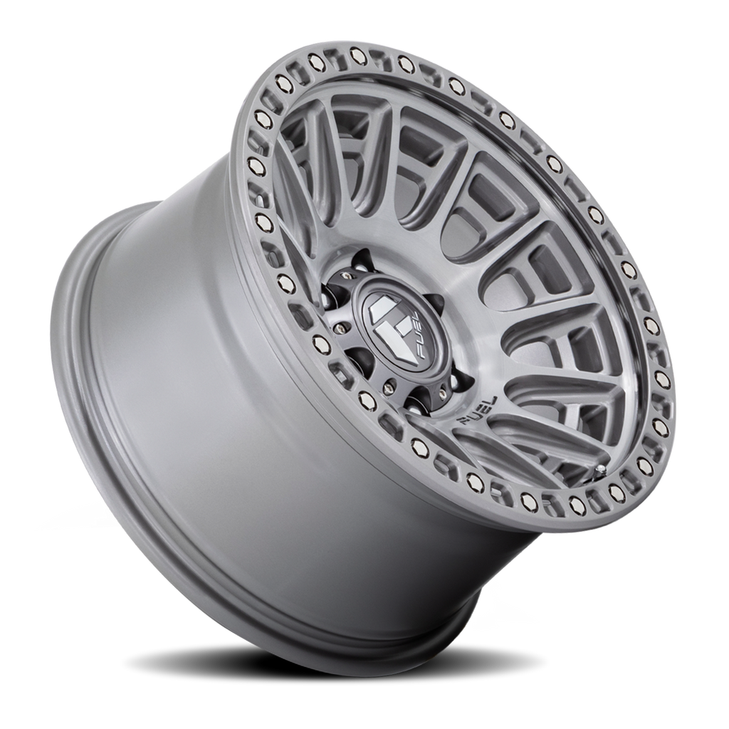 Aluminum Wheels 17X8.5 Cycle D833 6 On 139.7 Platinum Gray 106.1 Bore 25 Offset Fuel Off Road Wheels