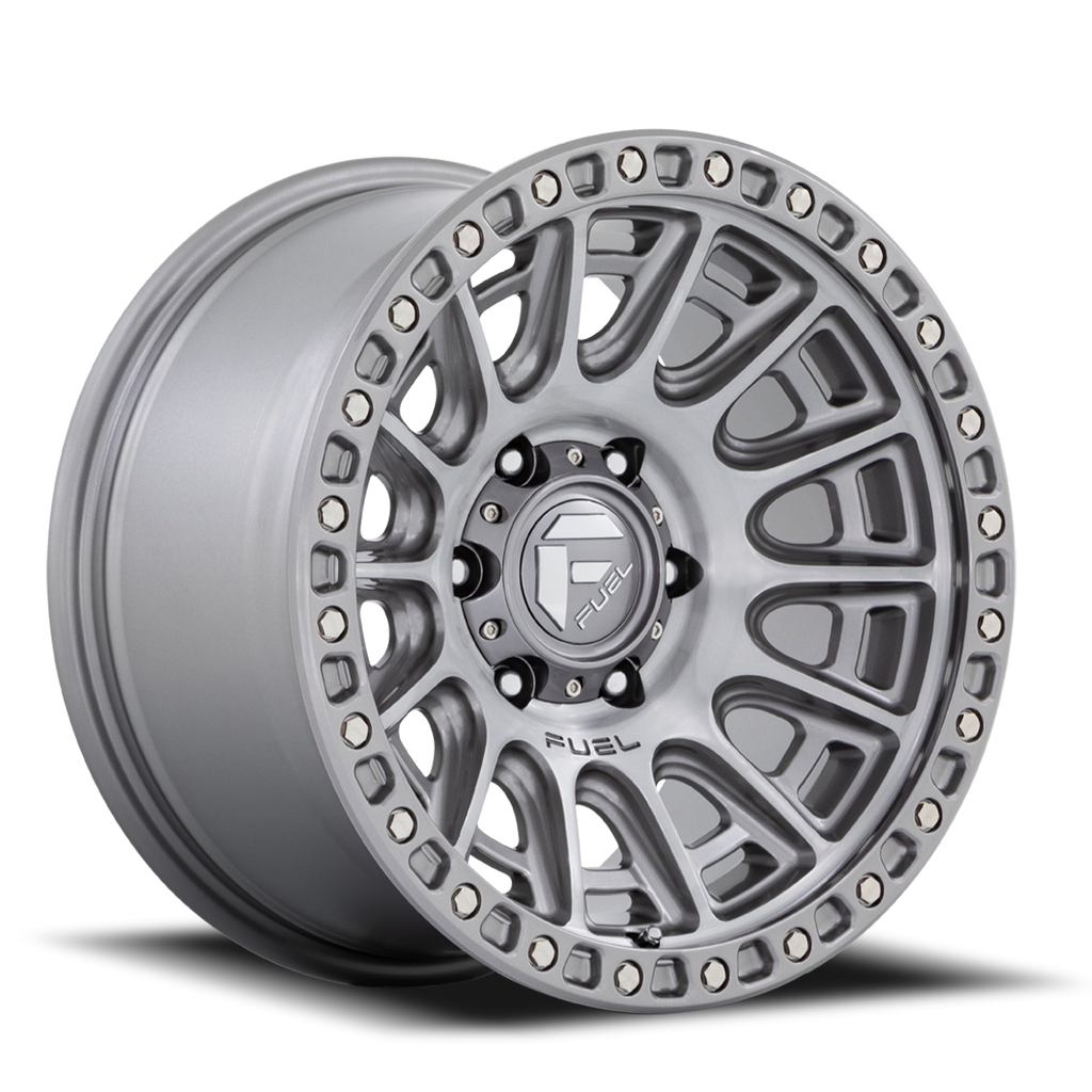 Aluminum Wheels 17X9 Cycle D833 6 On 139.7 Platinum Gray 106.1 Bore -12 Offset 34.12 Fuel Off Road Wheels