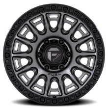 Load image into Gallery viewer, Aluminum Wheels 17X8.5 Cycle D835 6 On 139.7 Gunmetal Gray/Black Ring 106.1 Bore 25 Offset Fuel Off Road Wheels