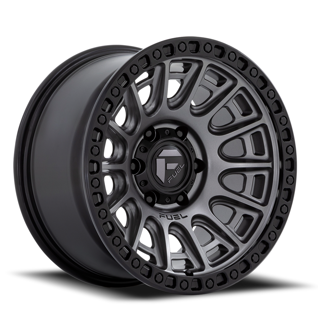 Aluminum Wheels 17X9 Cycle D835 5 On 127 Gunmetal Gray/Black Ring 71.5 Bore -12 Offset Fuel Off Road Wheels