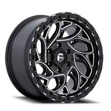 Load image into Gallery viewer, Aluminum Wheels 18X9 Runner OR D840 6 On 139.7 Gloss Black Milled 106.1 Bore -12 Offset Fuel Off Road Wheels
