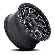 Load image into Gallery viewer, Aluminum Wheels 18X9 Runner OR D840 6 On 139.7 Gloss Black Milled 106.1 Bore -12 Offset Fuel Off Road Wheels