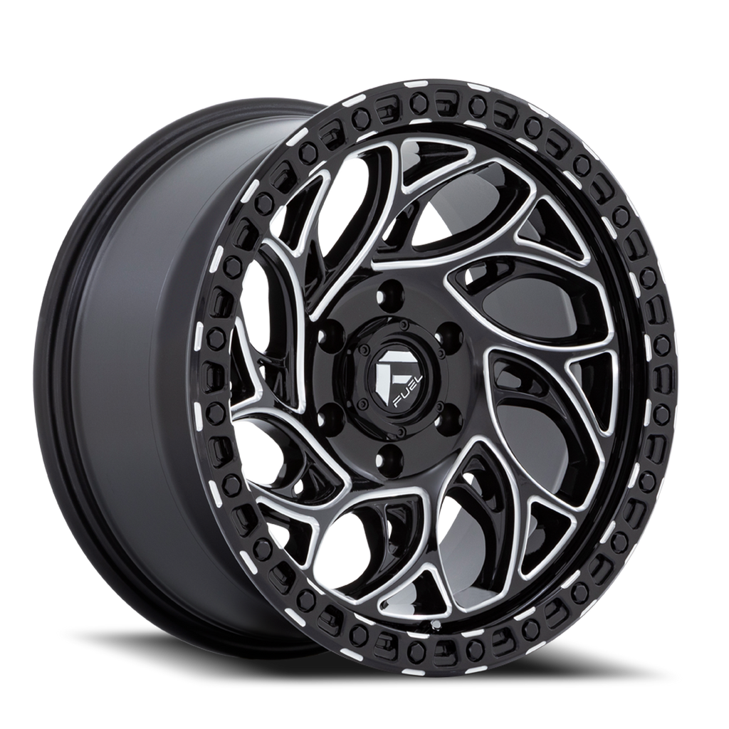 Aluminum Wheels 20X9 Runner OR D840 5 On 127 Gloss Black Milled 71.5 Bore 1 Offset Fuel Off Road Wheels