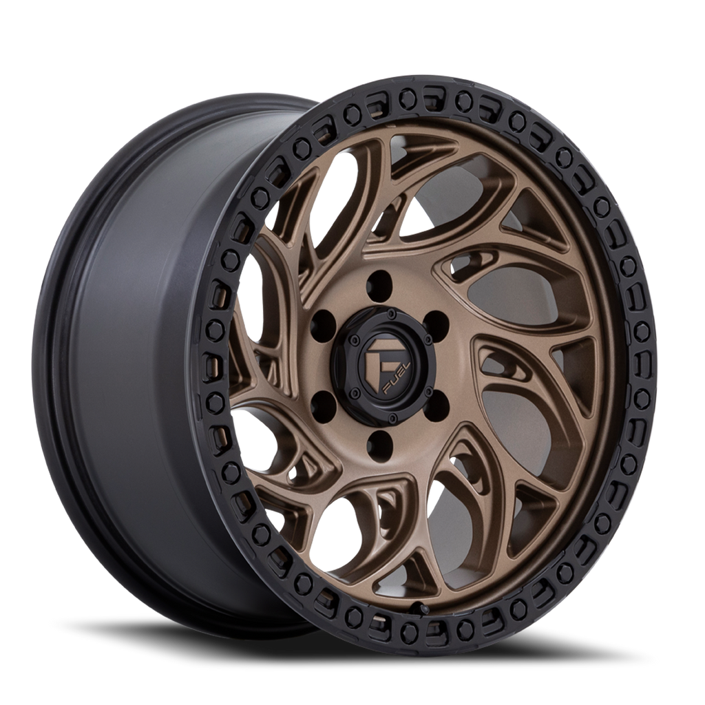Aluminum Wheels 15X10 Runner OR D841 6 On 139.7 Bronze/Black Ring 108 Bore -43 Offset Fuel Off Road Wheels