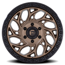 Load image into Gallery viewer, Aluminum Wheels 15X10 Runner OR D841 6 On 139.7 Bronze/Black Ring 108 Bore -43 Offset Fuel Off Road Wheels