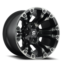 Load image into Gallery viewer, Aluminum Wheels 18X9 Vapor D851 6 On 135/6 On 139.7 Matte Black Gray Tint 106.1 Bore 1 Offset Fuel Off Road Wheels
