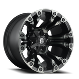 Aluminum Wheels 18X9 Vapor D851 6 On 135/6 On 139.7 Matte Black Gray Tint 106.1 Bore 1 Offset Fuel Off Road Wheels - D85118909850A