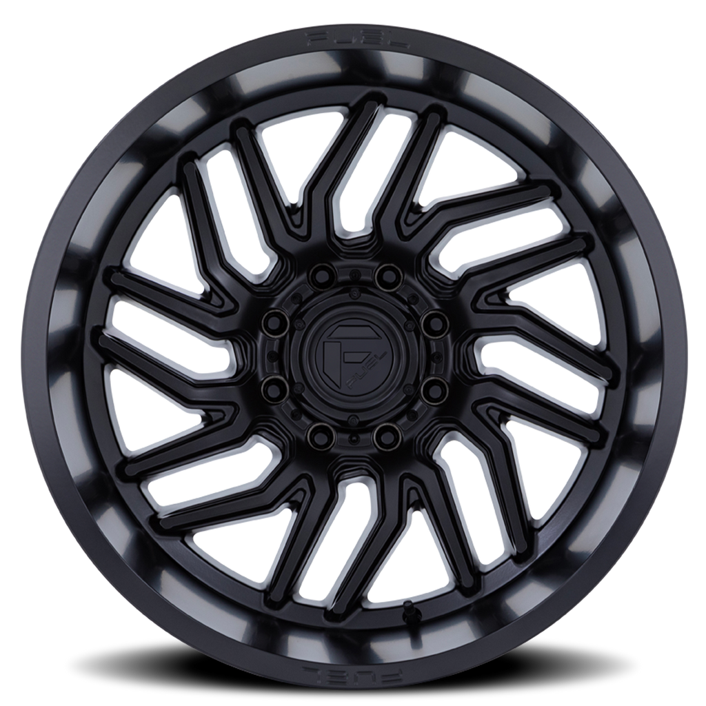 Aluminum Wheels 20X9 Hurricane D864 5 On 139.7 Blackout 78.1 Bore 1 Offset Fuel Off Road Wheels