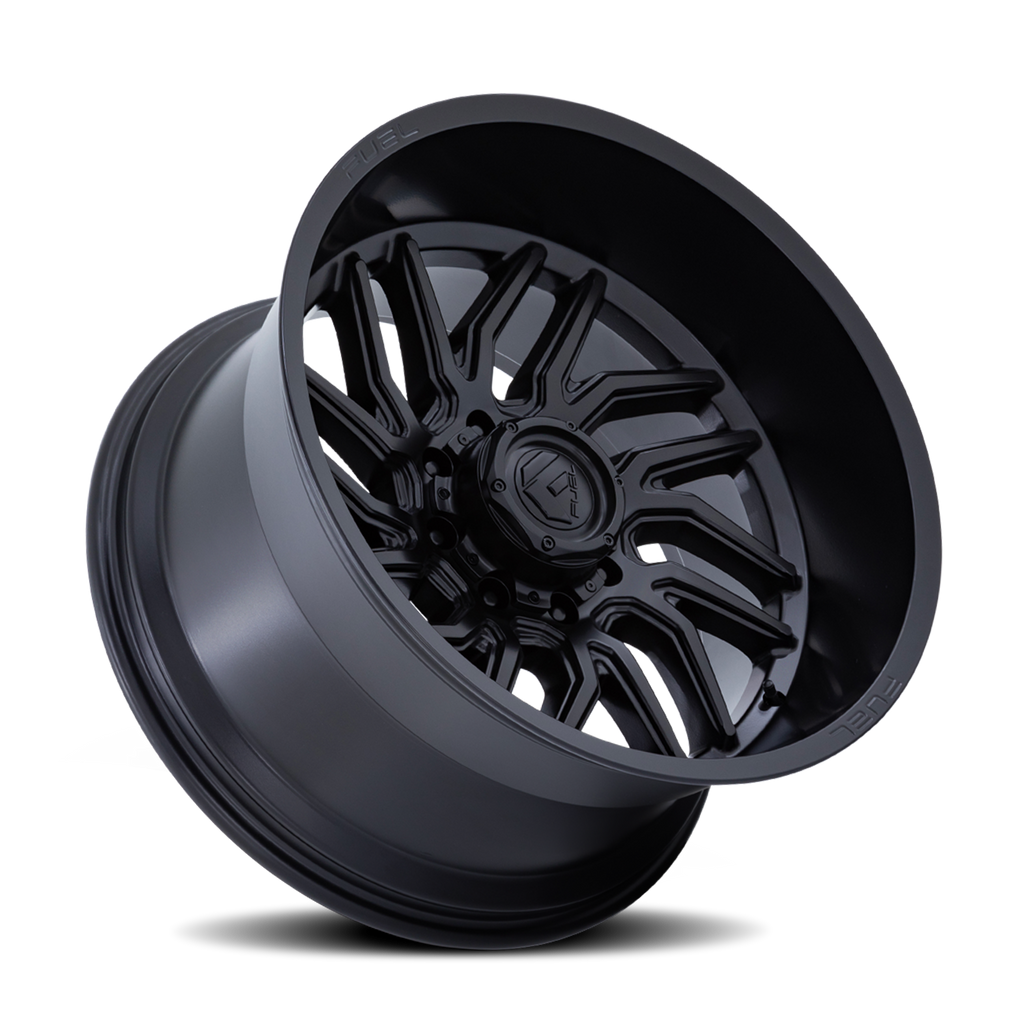 Aluminum Wheels 22X12 Hurricane D864 8 On 170 Blackout 125.1 Bore -44 Offset Fuel Off Road Wheels