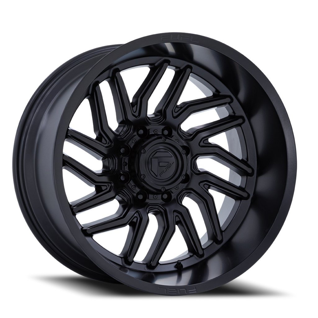 Aluminum Wheels 24X12 Hurricane D864 8 On 170 Blackout 125.1 Bore -44 Offset Fuel Off Road Wheels