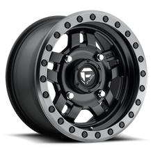 Load image into Gallery viewer, Aluminum Wheels 14X7 Anza UTV D917 4 On 136 Matte Black Beadlock 110.2 Bore 38 Offset 5 Spoke Fuel Off Road Wheels