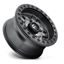 Load image into Gallery viewer, Aluminum Wheels 15X7 Anza UTV D918 4 On 136 Matt Anthracite Gray Beadlock 110.2 Bore 13 Offset 5 Spoke Fuel Off Road Wheels