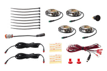 Load image into Gallery viewer, RGBW Footwell Strip Kit 4pc Multicolor Diode Dynamics