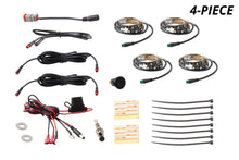 Load image into Gallery viewer, RGBW Engine Bay Strip Kit 4pc Multicolor Diode Dynamics