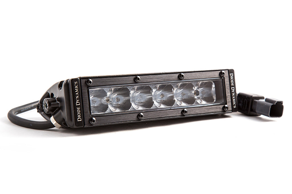 Diode Dynamics 6 Inch LED Light Bar Single Row Straight SS6 White Wide Light Bar Single-DD5022S