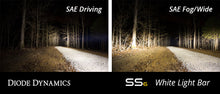 Load image into Gallery viewer, 6 Inch LED Light Bar Single Row Straight SS6 White Wide Light Bar Single Diode Dynamics