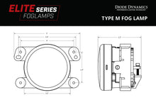 Load image into Gallery viewer, Elite Series Type M Fog Lamps, White Pair Diode Dynamics